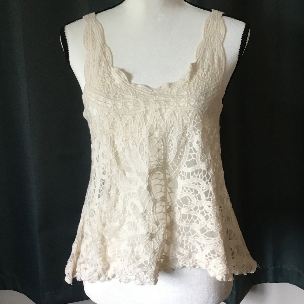 Lace Crop Tank